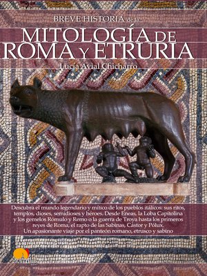 cover image of Breve historia de la mitología de Roma y Etruria